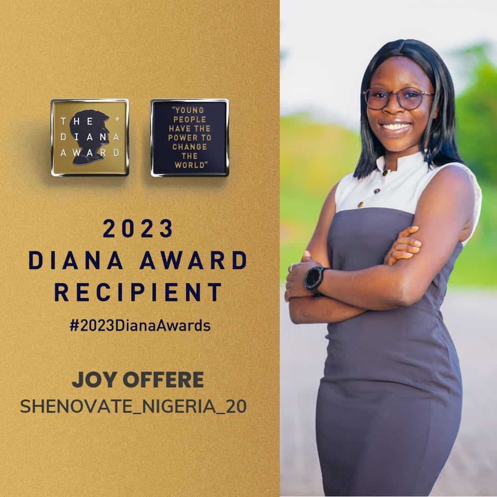 Ogoja-Born Joy Offere Clinches The Diana Award - CrossRiverWatch