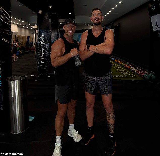 On Friday, Stewart's close friend, business partner and former teammate Matt Thomas had shared a smiling photo on social media of the two men seemingly fresh from a workout