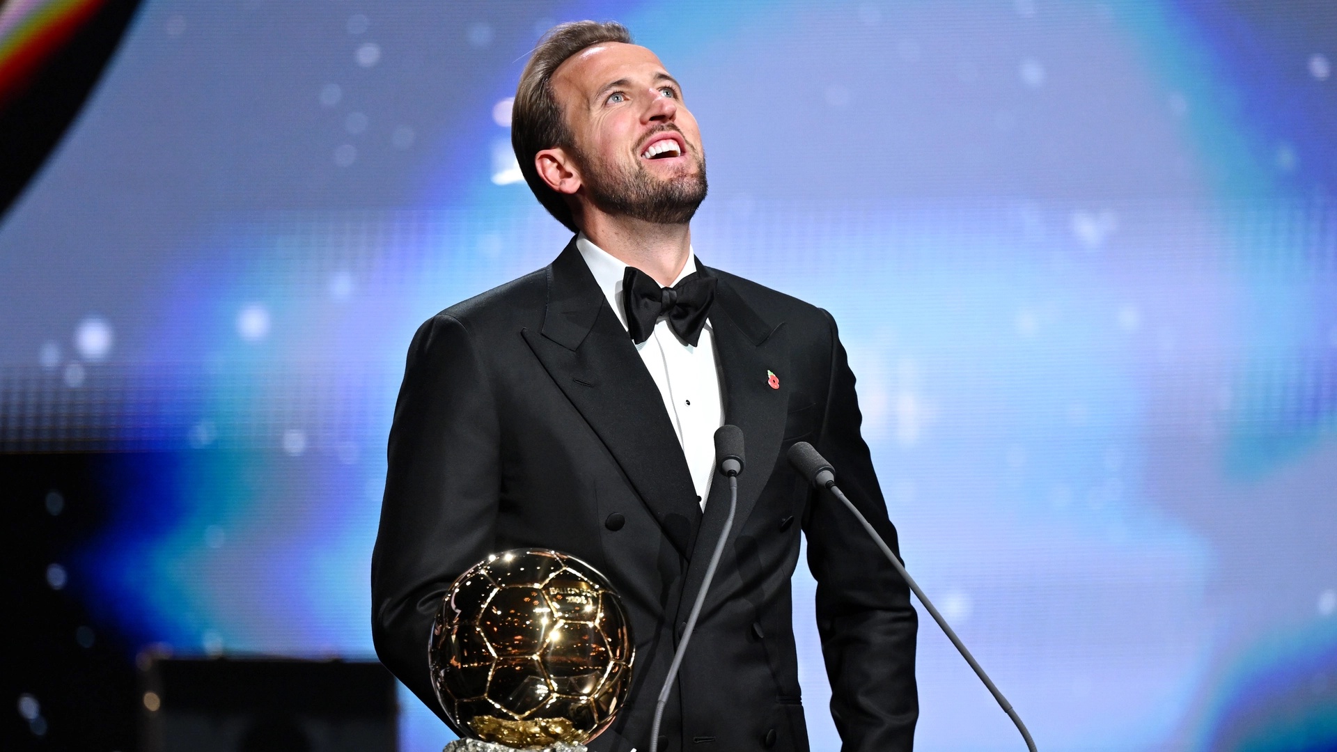 Harry Kane makes promise to England teammates after winning Ballon d'Or for first time
