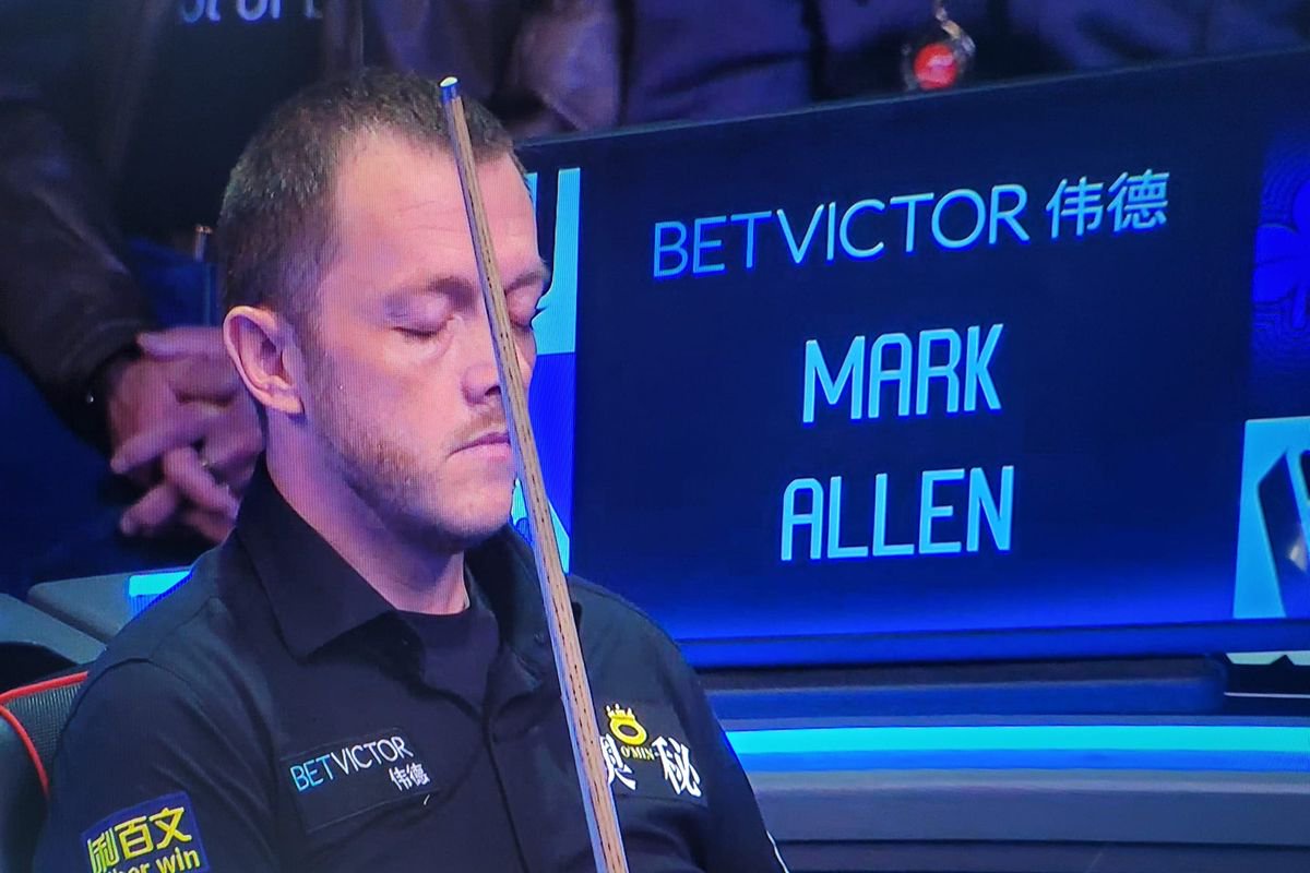 Mark Allen on his return to action for the Northern Ireland Open at the Waterfront Hall
