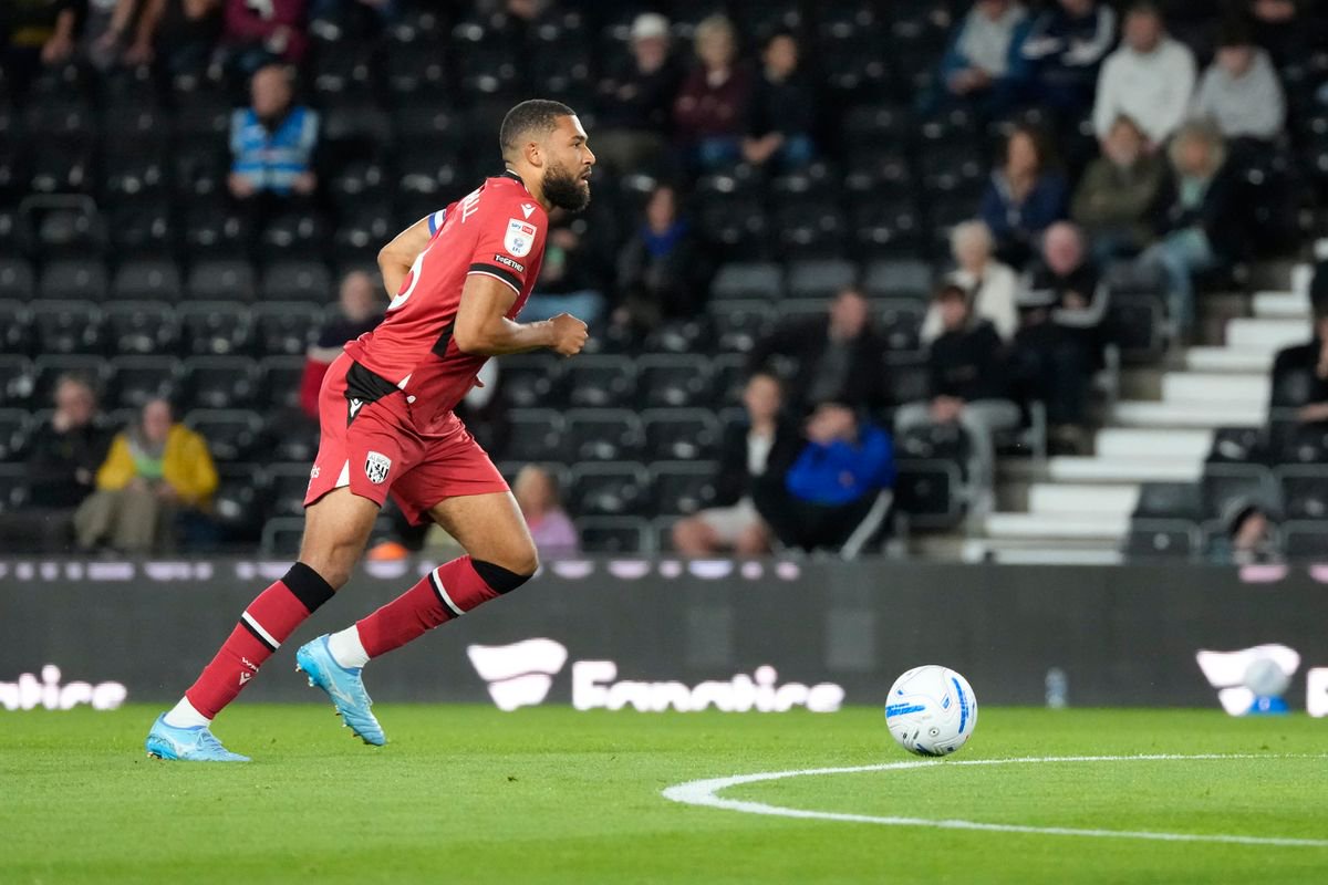 George Campbell in action for West Brom