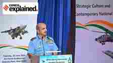 IAF chief V R Chaudhuri at the capstone seminar