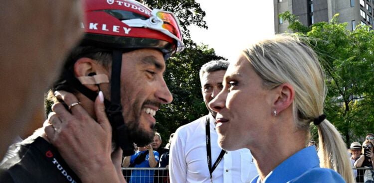 Marion Rousse et Julian Alaphilippe