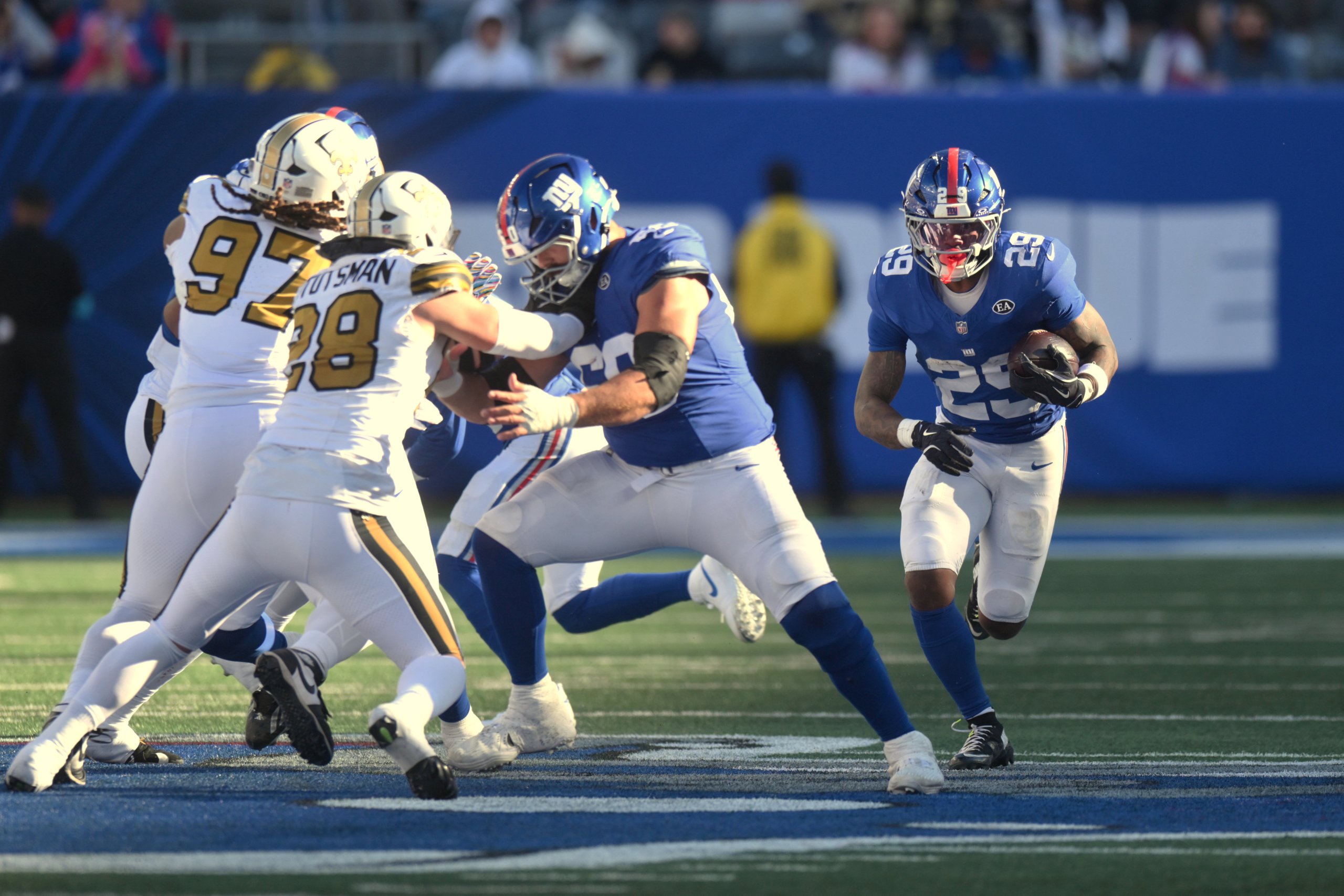 NFL: New Orleans Saints at New York Giants