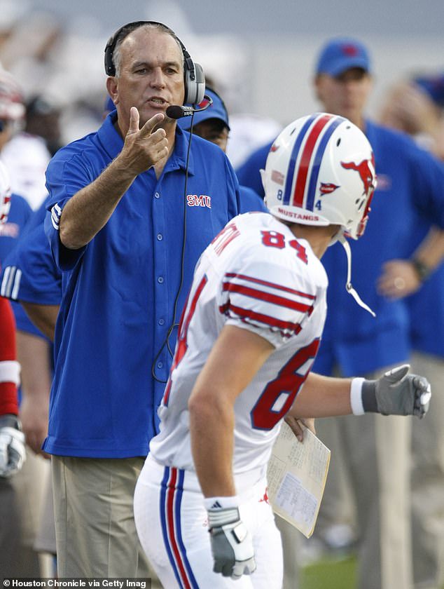 Jones' final high-profile coaching job came with SMU. He was let go two games into 2014