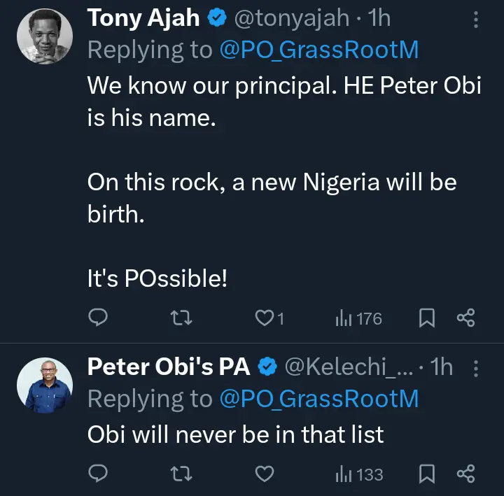 Reactions After Peter Obi’s Name Found EFCC’s List Ex-Governors Looted N2.187T