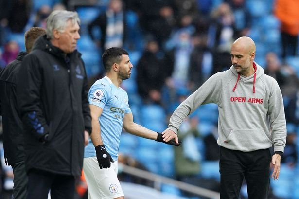 Aguero making his final City appearance in 2012
