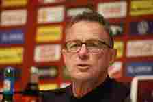 Austria manager Ralf Rangnick has been linked with the Bayern Munich job
