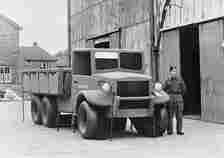 An dummy truck that was made as part of Operation Fortitude, the plan to deceive Hitler about the location of the D-Day invasion