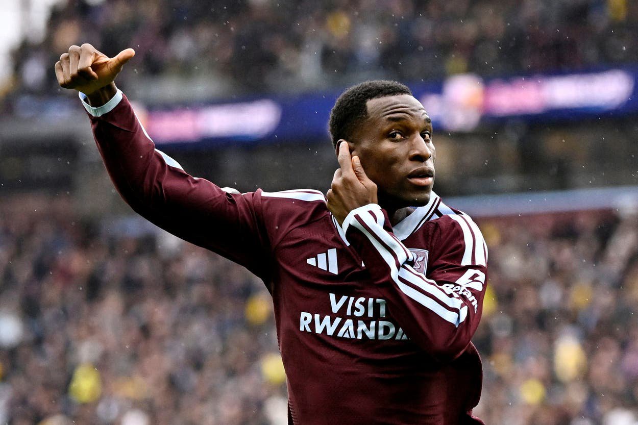 Nicolas Jackson scored twice in the 2-1 win at Villa Park