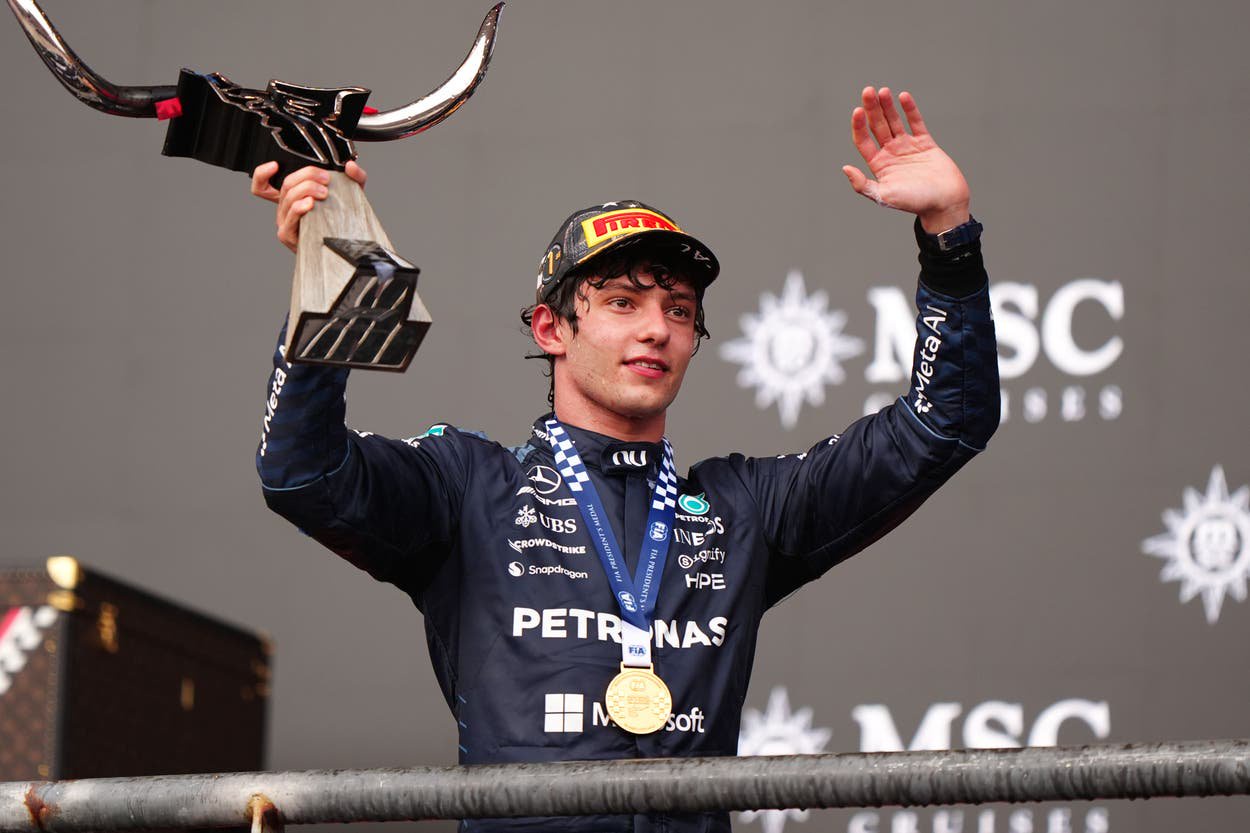 Kimi Antonelli was absent for Thursday’s media duties (Bradley Collyer/PA)
