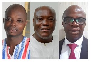 L-R: Abronye DC, Abdul-Munin Issah and Stephen Amoah