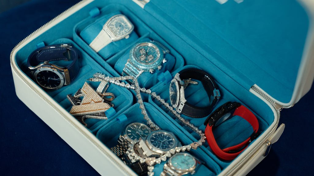 Trae Young’s watch collection includes a number of custom models. Photo: Handout