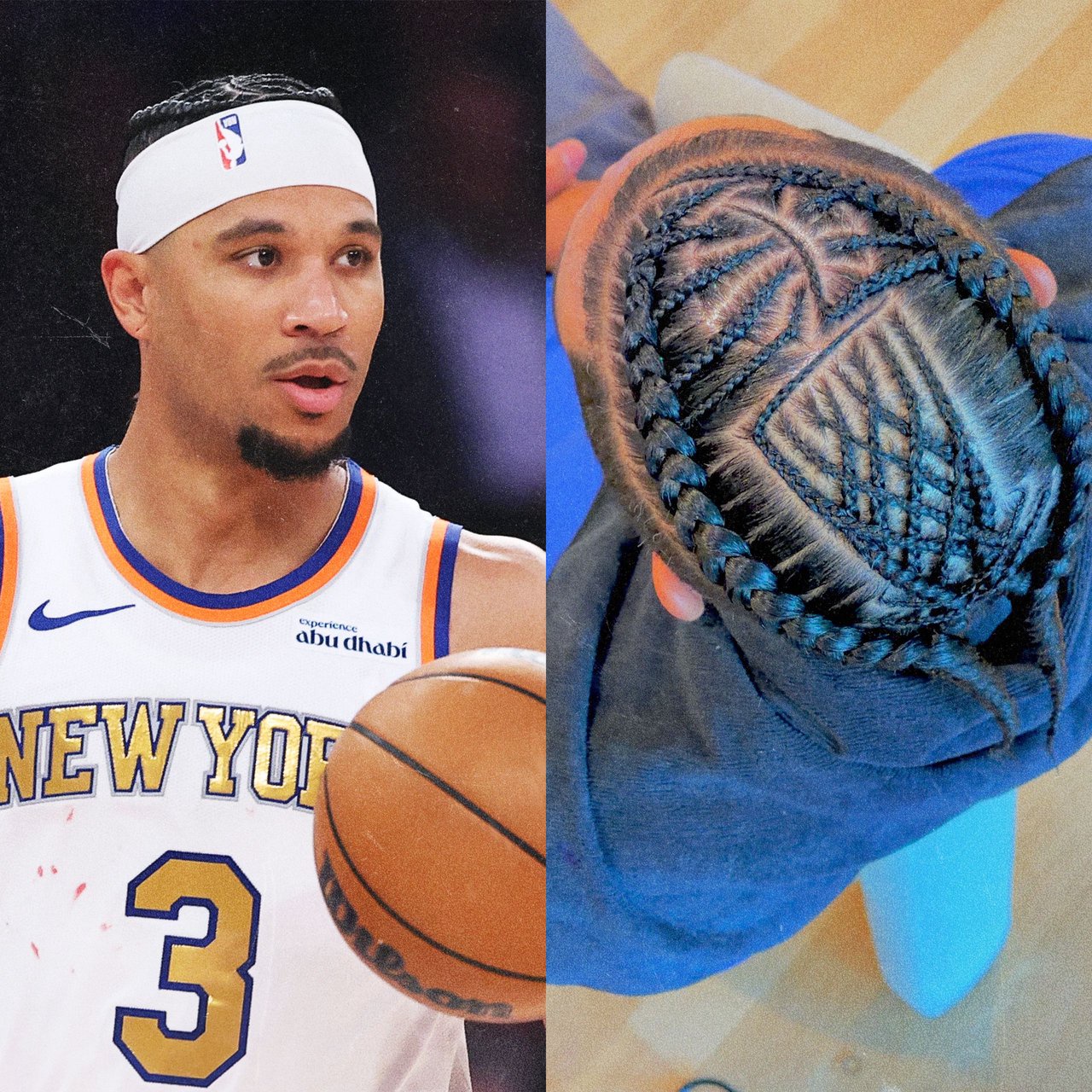 Josh Hart with his new braids