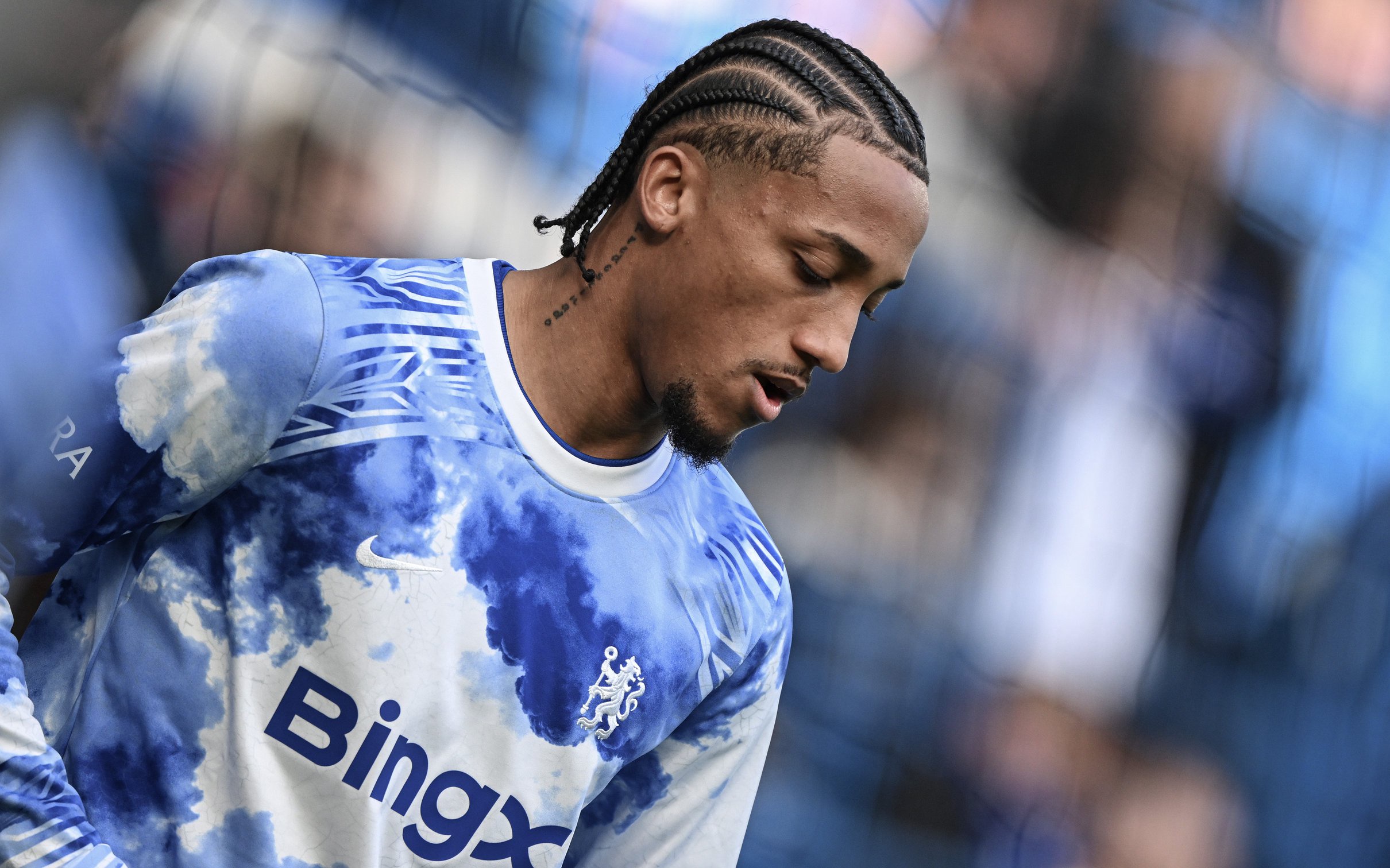 Anxious wait: Chelsea have had to be patient before scanning Joao Pedro’s injury (Getty)