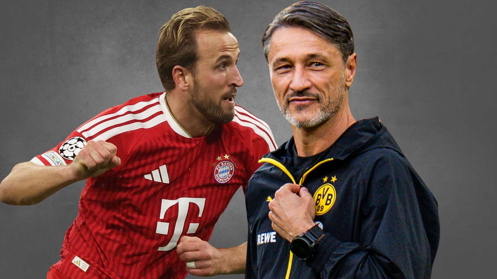 BVB-Trainer Kovac und Bayern-Stürmer Kane