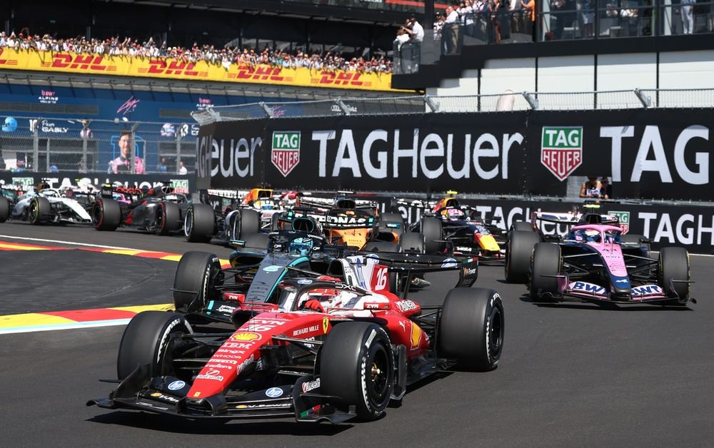 Franco Colapinto, Alpine, Charles Leclerc, Ferrari, George Russell, Mercedes