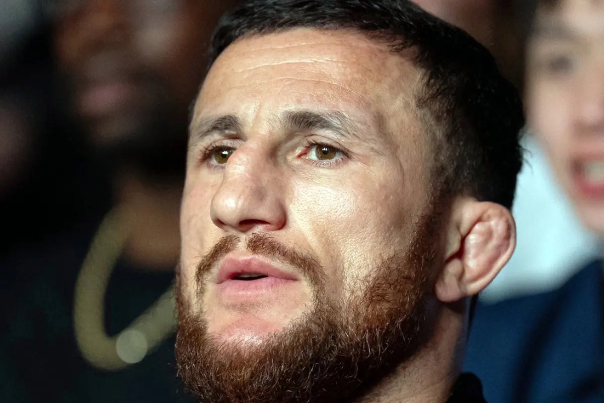 Merab em evento do UFC. Foto: Reprodução/Facebook/UFC