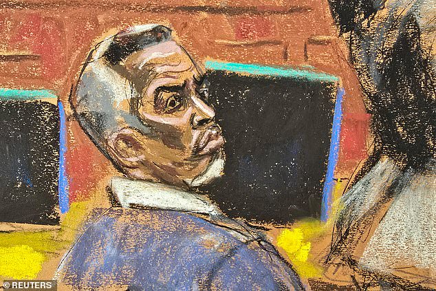 Diddy (pictured in a June 4, 2025 court sketch) has pleaded not guilty to five counts including racketeering conspiracy and sex trafficking