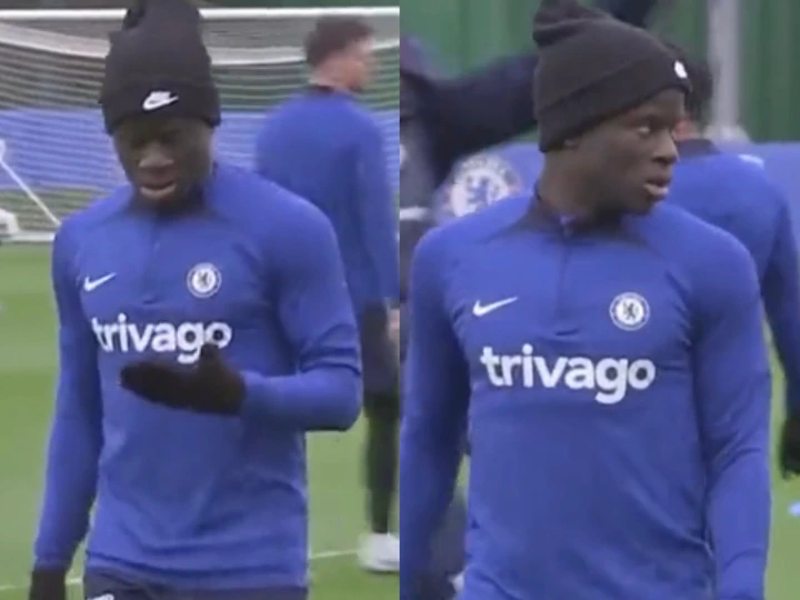 Chelsea Fans React As N'Golo Kante Returns To Chelsea's Full Training
