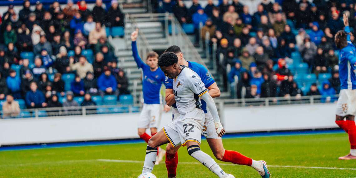 Kyrell Lisbie in action against Portsmouth. Image: Millwall FC