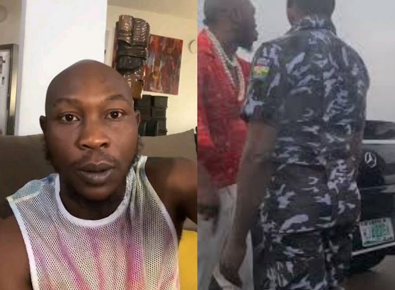 The Moment Seun Kuti Slapped A Police Officer At Third Mainland Bridge (Video)