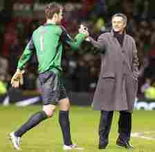 Cech and Mourinho