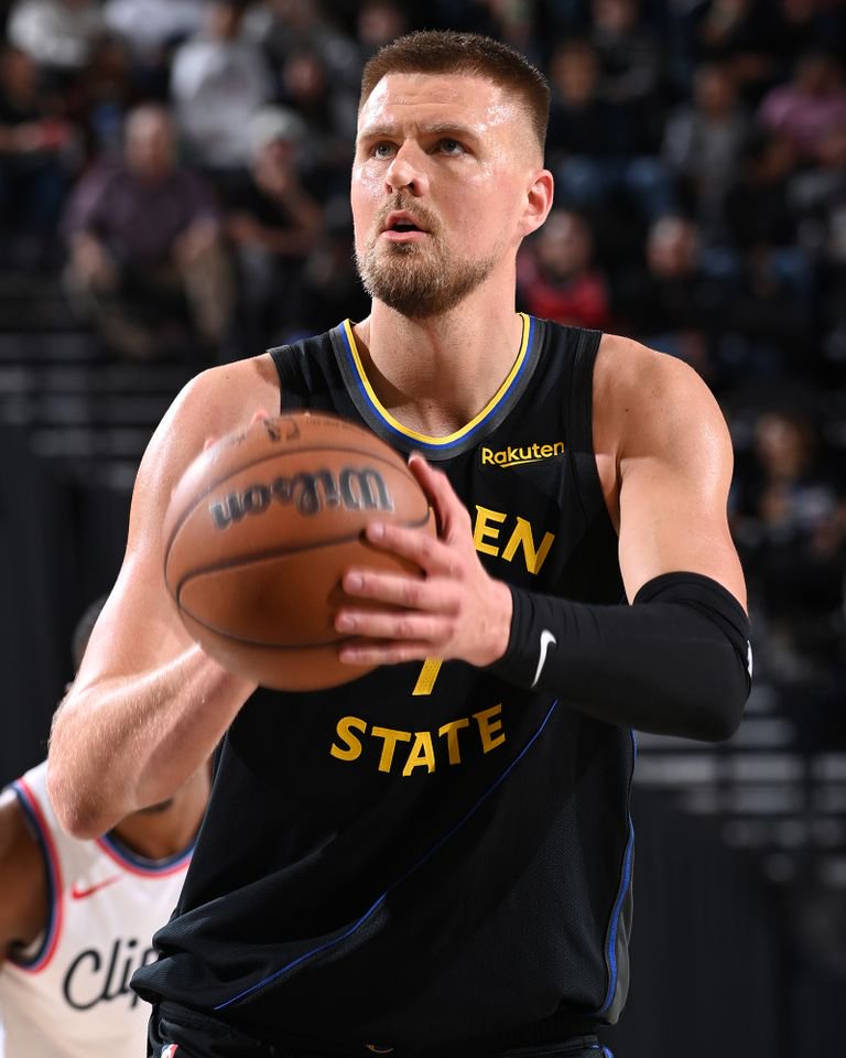 Kristaps Porzingis on April 12, 2026Credit: Juan Ocampo/NBAE via Getty