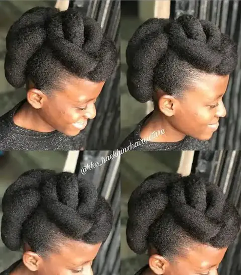 Beautiful ways you can wrap natural hair to look stunning (photos)