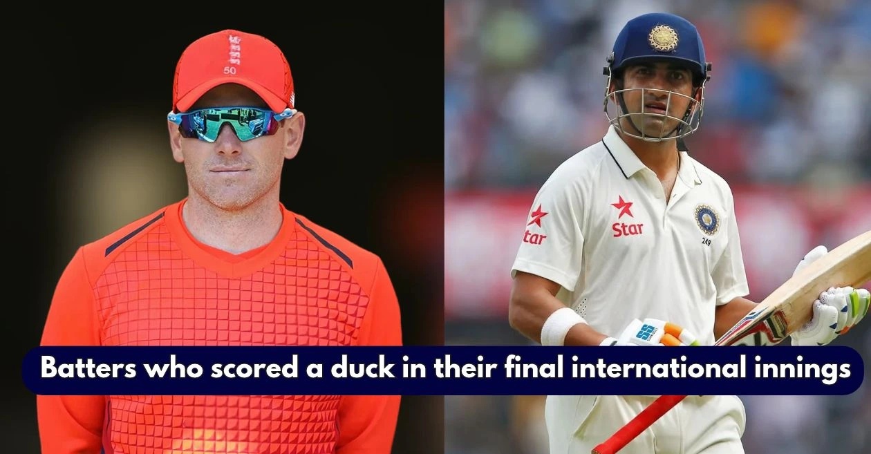 From Eoin Morgan to Gautam Gambhir: 10 famous batters who scored a duck in their final international innings