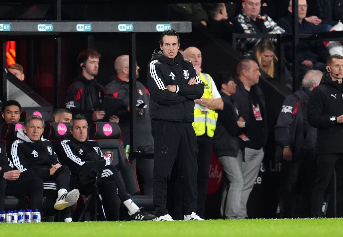 Aston Villa manager Unai Emery