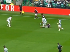 The Hoops skipper appeared to catch Vargas on the leg as he jumped over him