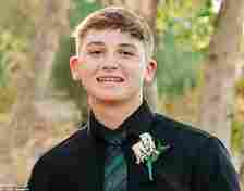 The teens' reign of violence, which allegedly included armed robberies and dozens of assaults at parties and in parking lots - several with brass knuckles - culminated with the fatal beating of 16-year-old Preston Lord (pictured) at a Halloween party last year.