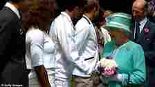 Serena bowed in a curtsy for the Queen and previously revealed that she had even been practising for the moment