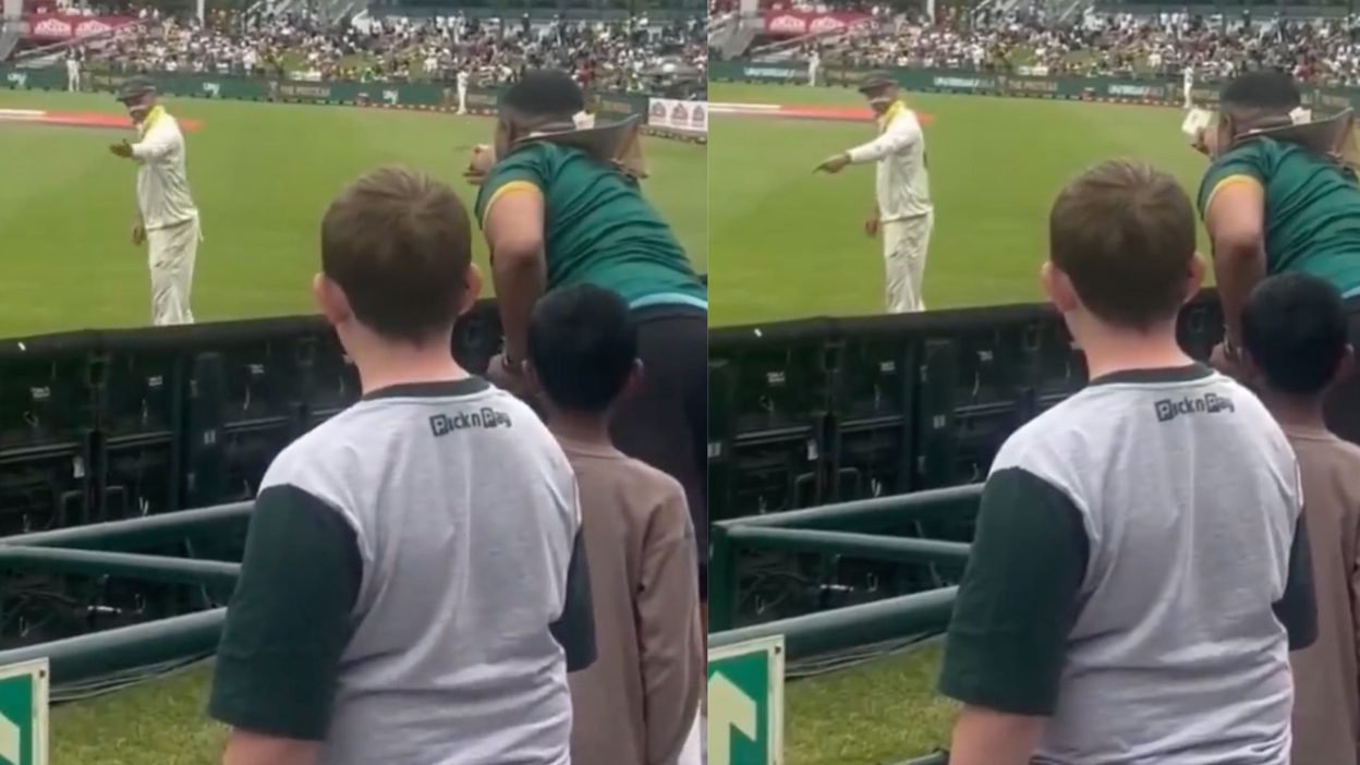 South African Fan Trolls Nathan Lyon With Sandpaper, Revives Australia’s 2018 Scandal (Watch)