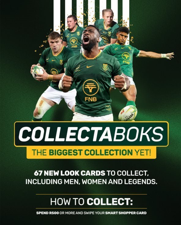 Springbok Women join Pick n Pay’s Collectaboks