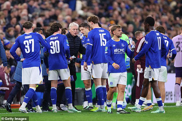 David Moyes' side advanced without Jack Grealish, who was absent from the squad due to a breach of club discipline