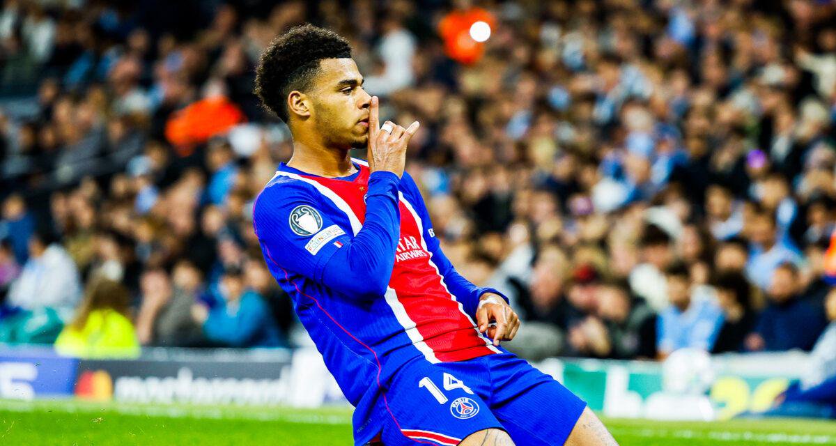 Désiré Doué avec le PSG 
