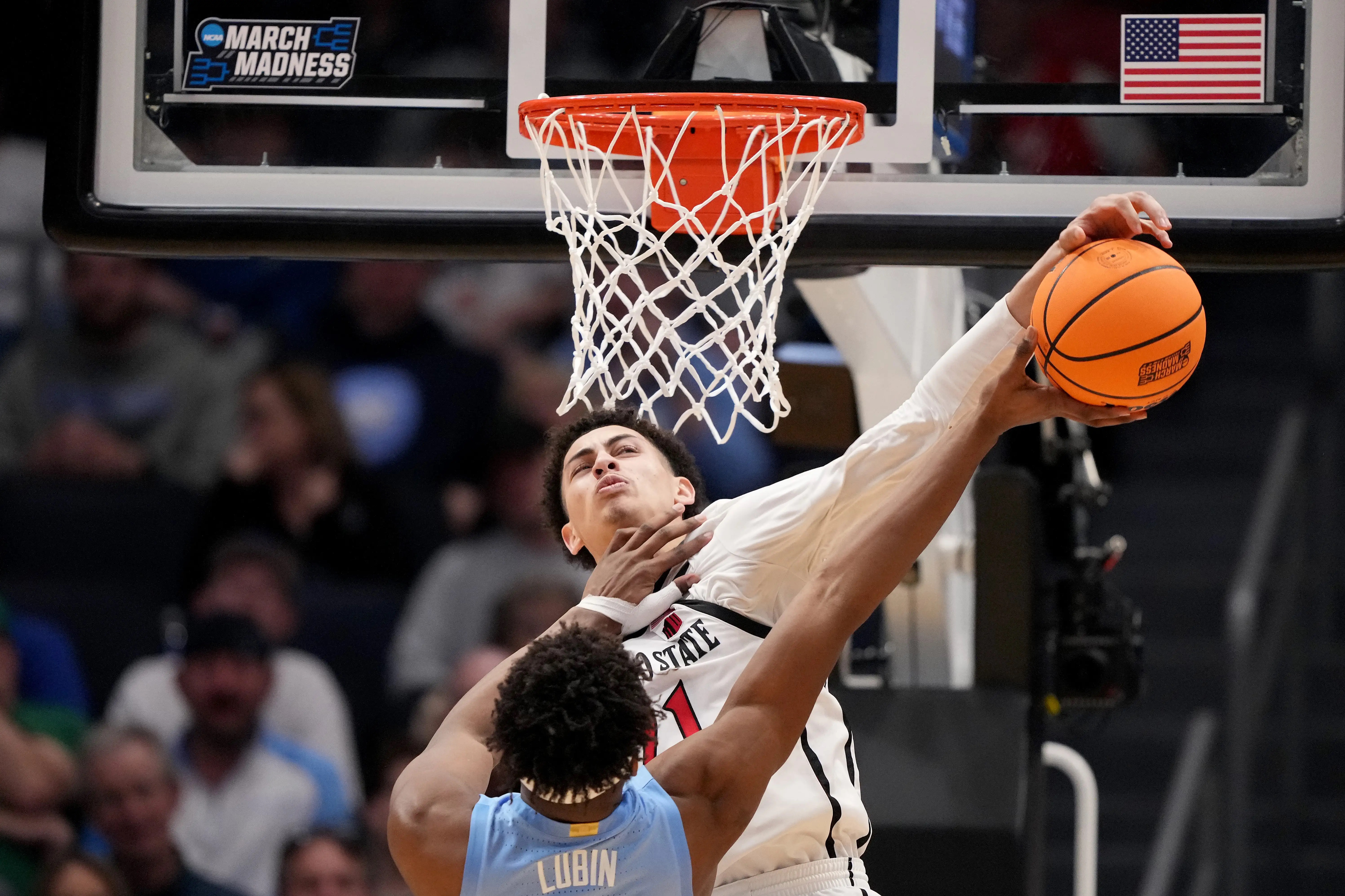 Providence Miles Byrd blocks Ven-Allen Lubin