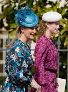 Lady Louise Windsor wore the beret first, debuting the ivory hat in 2022