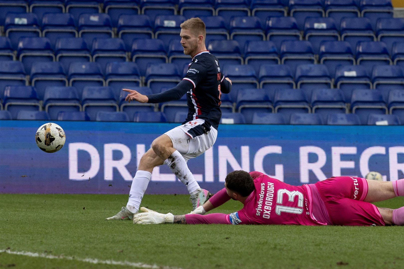 Ross County striker Kieran Phillips has made a real impact this season after a frustrating 18 months in Dingwall. Picture: Ken Macpherson