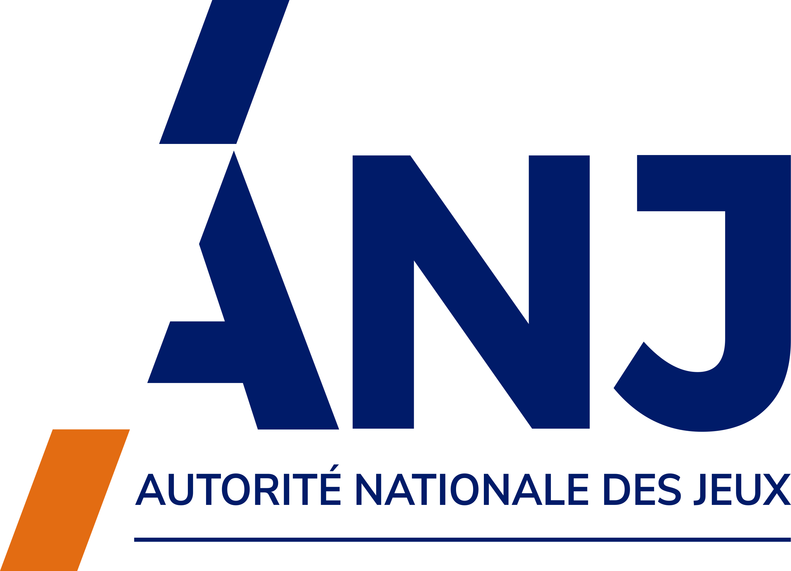 Autorité Nationale des Jeux Logo