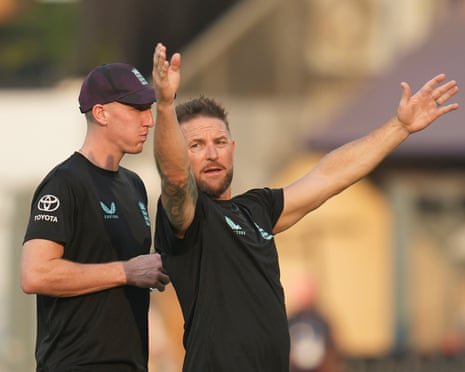 Harry Brook and Brendon McCullum