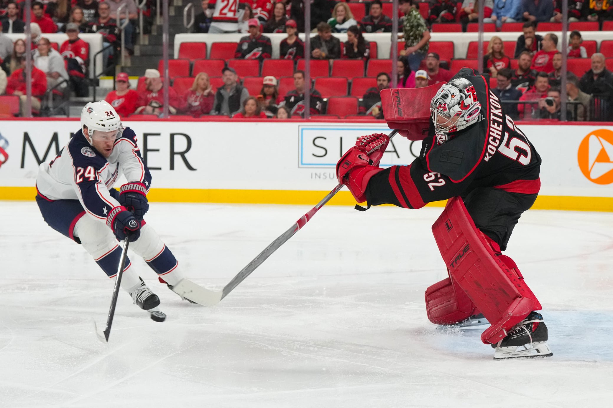 Hurricanes Spook Up a Win Against Blue Jackets in Record Breaking Game