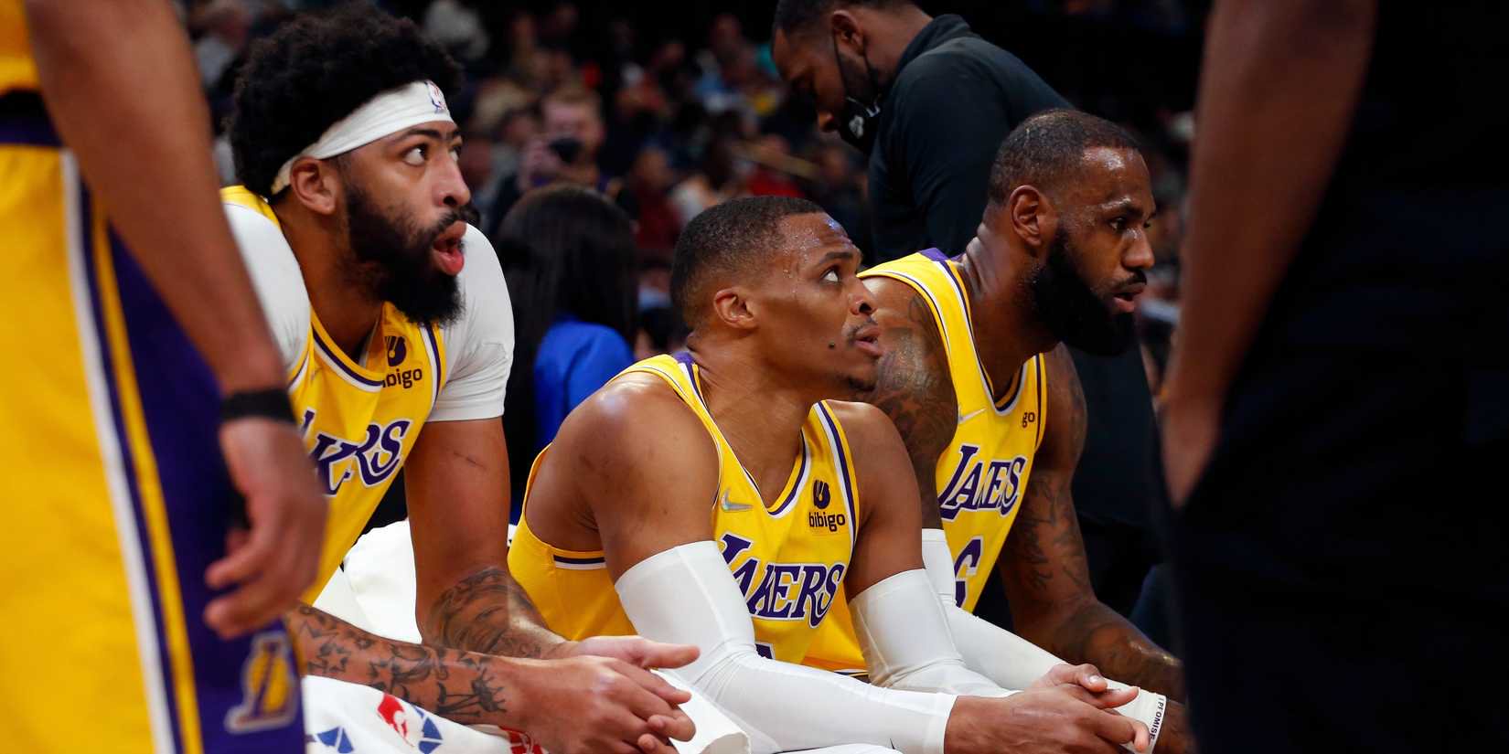 Anthony Davis Russell Westbrook LeBron James