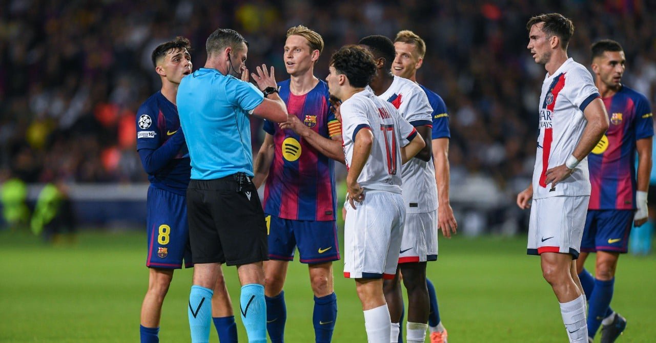 PSG-Barça: Michael Oliver, the referee who brings luck to Paris, appointed for the clash