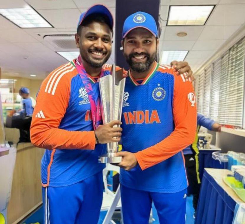 Sanju Samson and Rohit Sharma were part of the 2024 T20 World Cup-winning squad