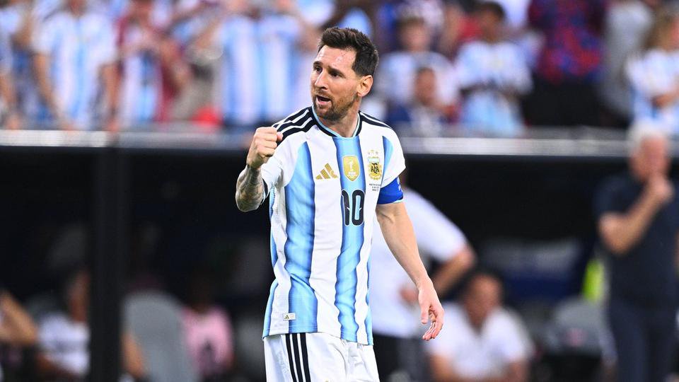Argentiniens Lionel Messi im Halbfinale gegen England
