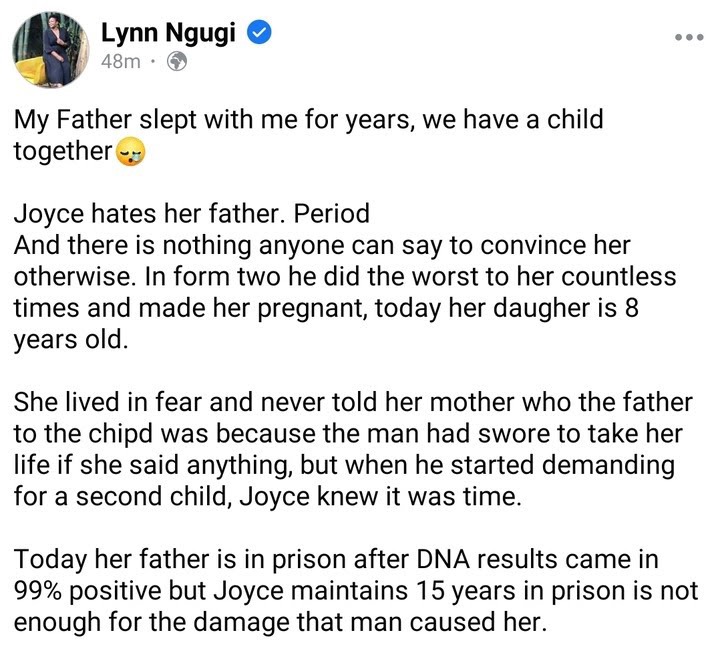 "My Dad is the father of my child"- lady exposes his Dad for sleeping with her