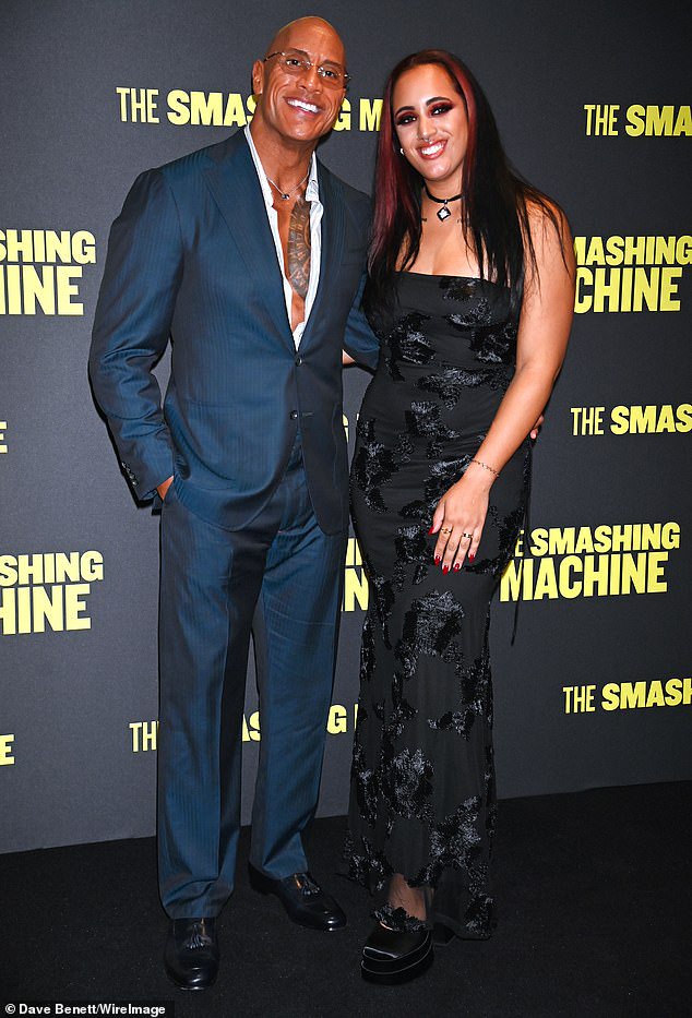 Following their trip to London for the Smashing Machine premiere, Dwayne commented on an Instagram video Ava and Tatyanna posted from the premiere: 'Break out the Teremana ladies'